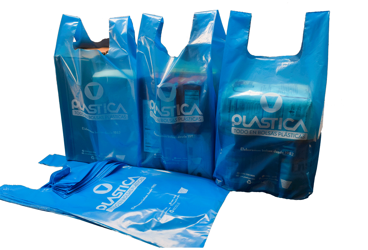 Bolsas de Plástico Impresas Pequeña Cantidad 